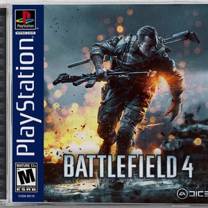 Battlefield 4 (PS4) Custom PS1 Inspired Case