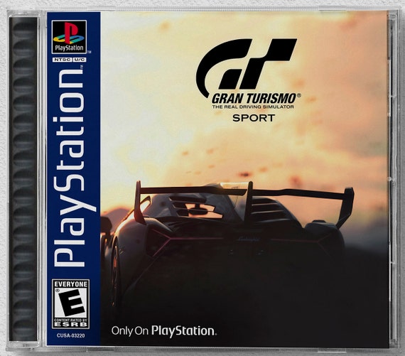 Gran Turismo 7 PS5 Custom PS1 Inspired Case 