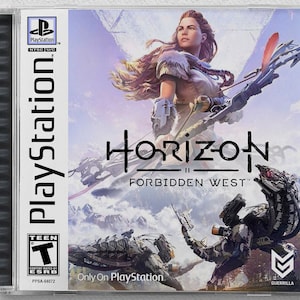 Horizon Forbidden West (PS5) Individuell angefertigte PS1 Hülle