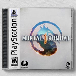 Mortal Kombat 1 (PS5) Custom PS1 Inspired Case