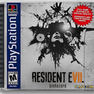 Resident Evil 7 (PS4) Custom PS1 Inspired Case