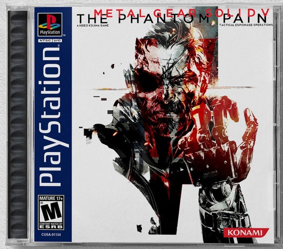 Metal Gear Solid V: the Phantom Pain PS4 Custom PS1 - Etsy