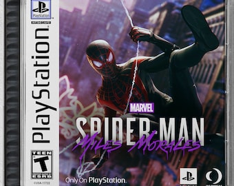 Spider-Man: Miles Morales (PS5) Custom PS1 Inspired Case