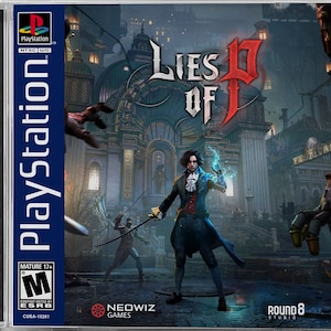 Lies of P (PS4) Custom PS1 Inspired Case