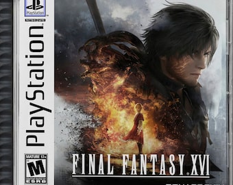 Final Fantasy XVI (PS5) Custom PS1 Inspired Case
