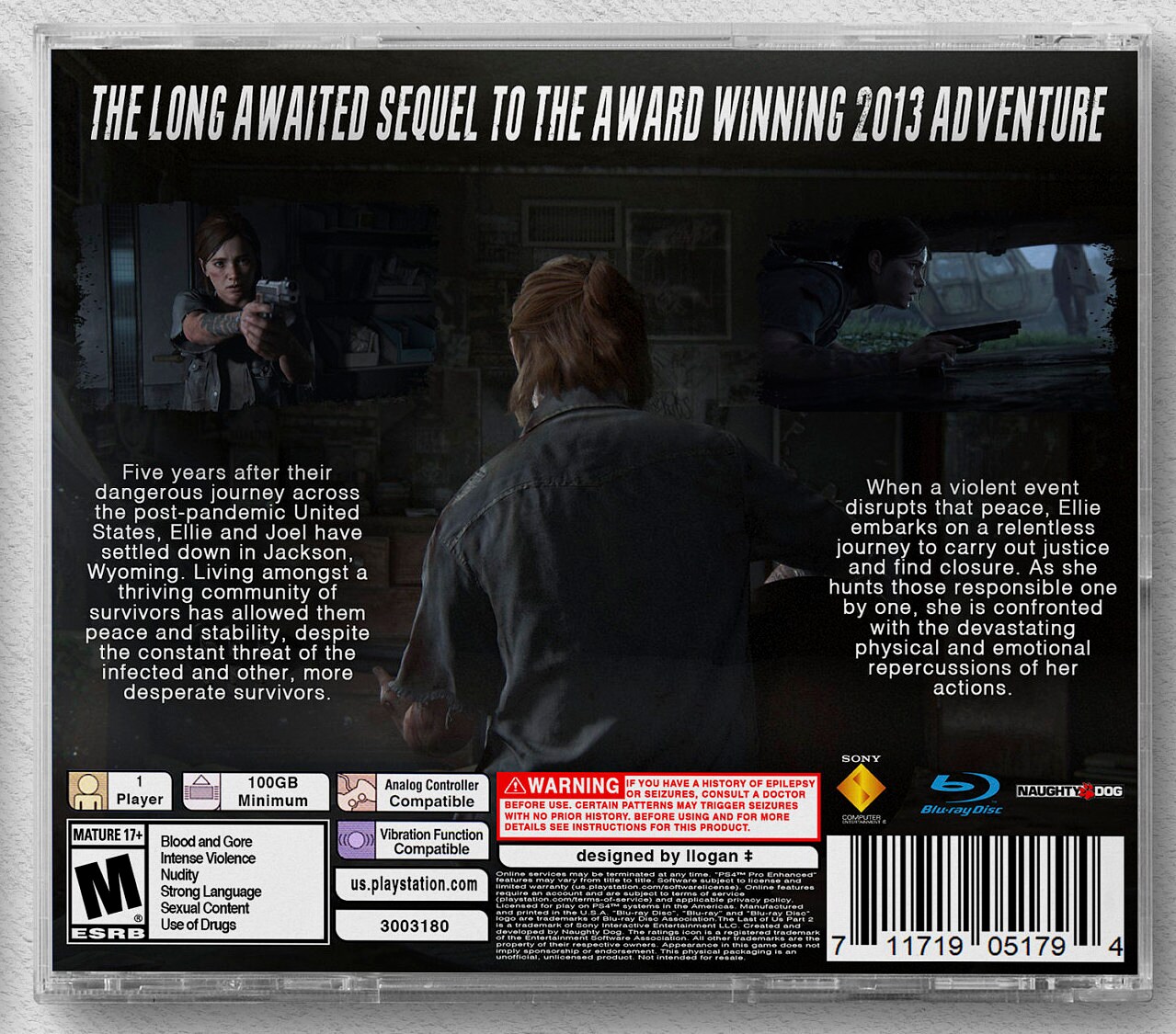 PROTECTIVE CASE｜THE LAST OF US PART II｜PS4 PS5 XBOX