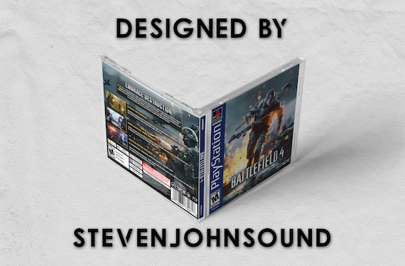 Battlefield 4 PS4 Custom PS1 Inspired Case 