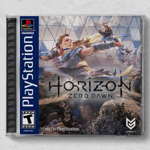Horizon Zero Dawn (PS4) Custom PS1 Inspired Case