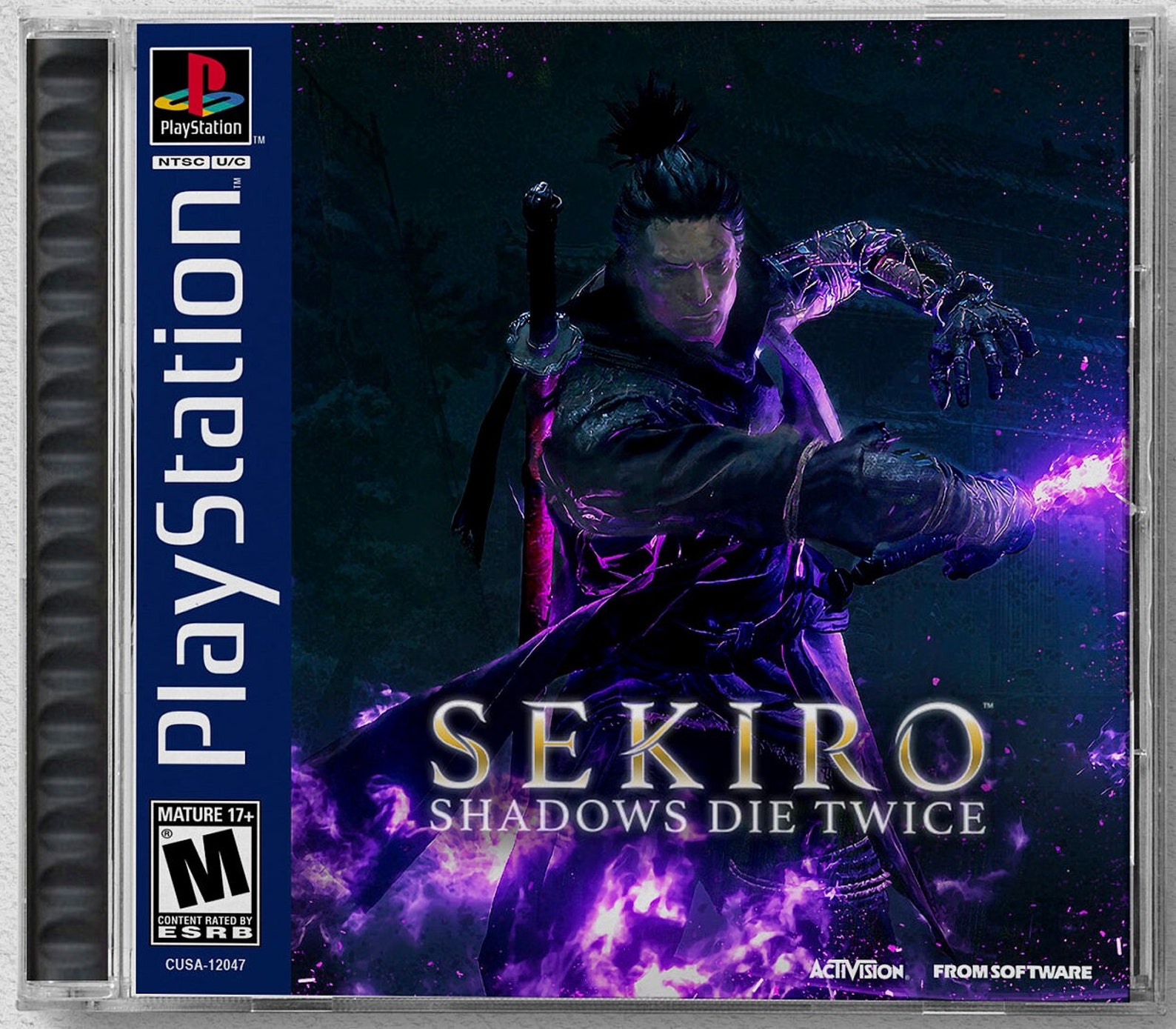 Sekiro: Shadows Die Twice PS4 Custom PS1 Inspired Case - Etsy