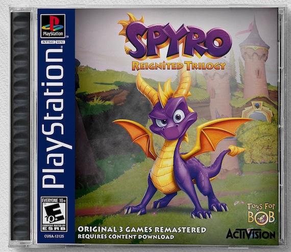 Spyro: Reignited Trilogy PS4 Custom PS1 Inspired Case - Etsy España