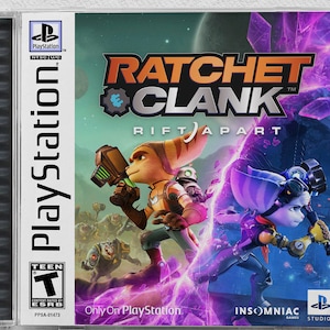 Ratchet and Clank: Rift Apart (PS5) Custom PS1 Inspired Case