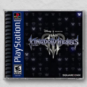 Kingdom Hearts 3 (PS4) Custom PS1 Inspired Case