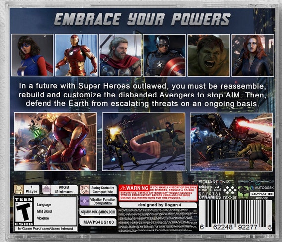 MARVEL'S Avengers PS5 - PLAYSTATION 5 - ITALIANO - Square Enix ( CONSOLLE E  GIOCHI - Giochi Ps4/Ps5 )