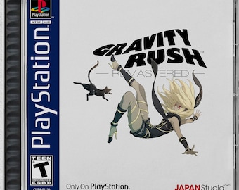 Gravity Rush Remastered (PS4) Custom PS1 Inspired Case