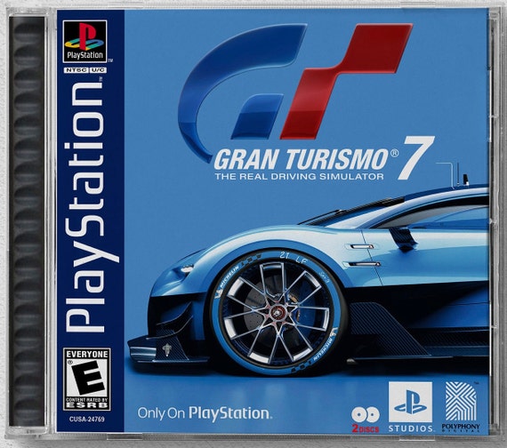 Gran Turismo 7 PS4 Custom PS1 Inspired Case 