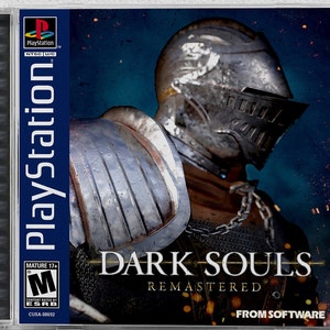 Dark Souls Remastered (PS4) Custom PS1 Inspired Case