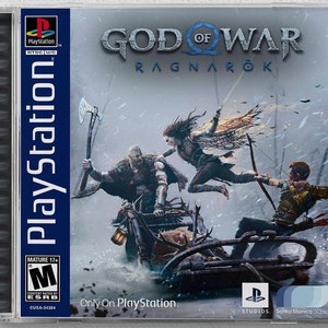 God Of War: Ragnarok (PS4) Custom PS1 Inspired Case