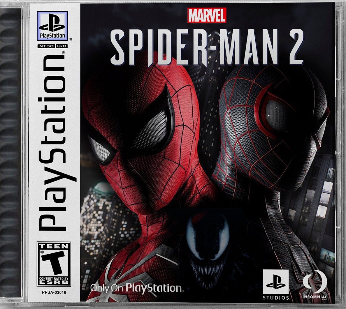 Classic Spider-Man games box-art in Insomniac Spider-Man PS5