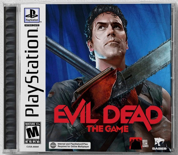 Evil Dead: the Game PS5 Custom PS1 Inspired Case 