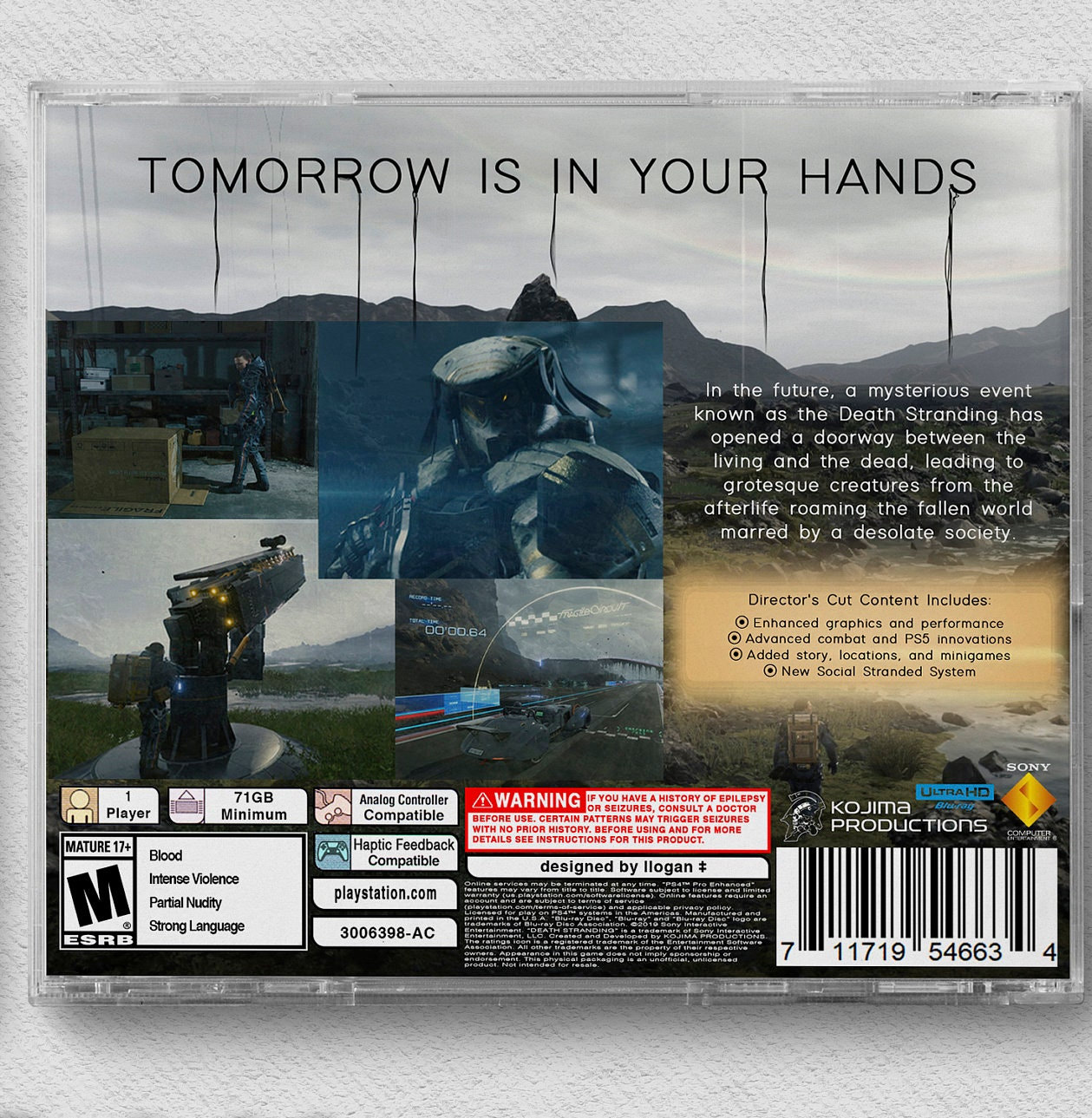 Death Stranding: Director's Cut (PS5) Custom PS1 Inspired
