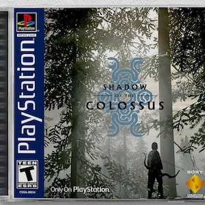 Shadow Of The Colossus (PS4) Custom PS1 Inspired Case