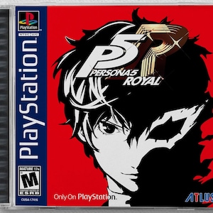 Persona 5 Royal (PS4) Custom PS1 Inspired Case