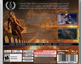 SEKIRO　ディスクケース SEKIRO ディスクケース Replacement Box Case SEKIRO SHADOWS