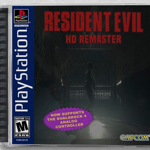 Resident Evil HD (PS4) Custom PS1 Inspired Case