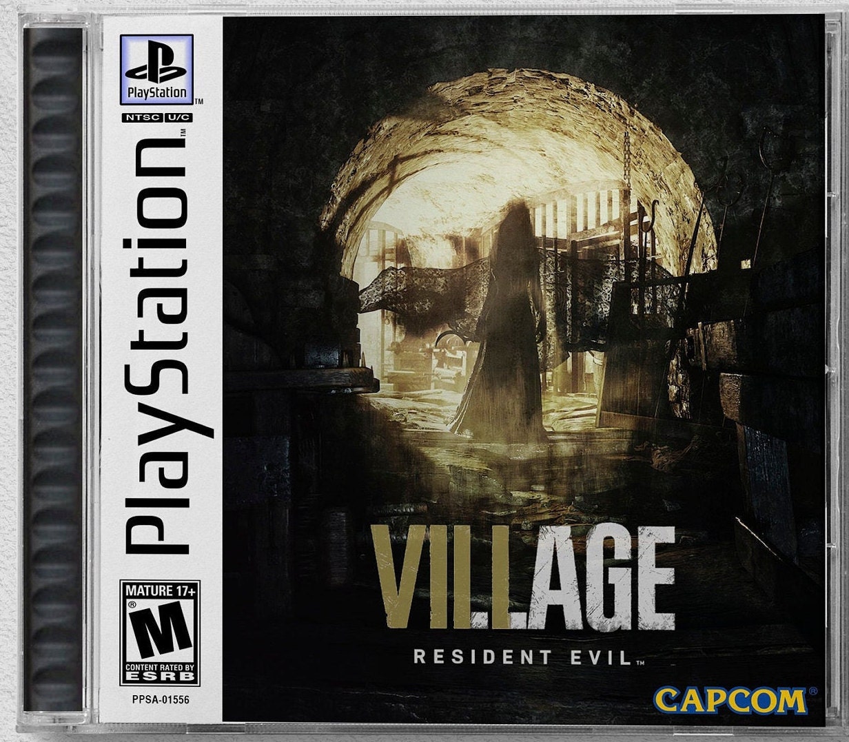 Resident Evil 8 Village PS5 Custom PS1 Inspired Case - Etsy Canada