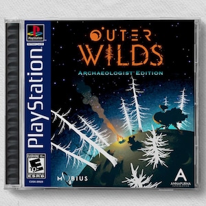 Outer Wilds: Archaeologist Edition (PS4) Custom PS1 Inspired Case