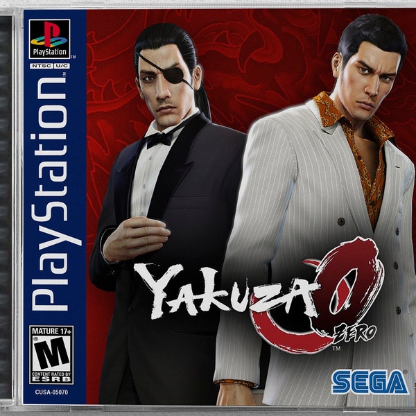 Yakuza 0 (PS4) Custom PS1 Inspired Case