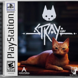 Stray (PS5) Custom PS1 Inspired Case