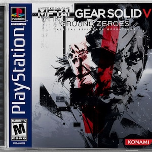 Metal Gear Solid V: Ground Zeroes (PS4) Custom PS1 Inspired Case