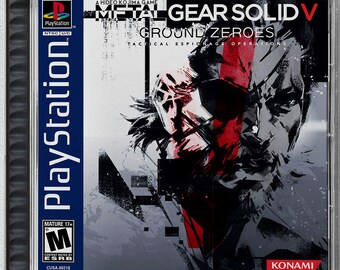 Metal Gear Solid V: Ground Zeroes (PS4) Custom PS1 Inspired Case