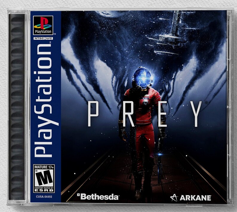 Prey PS4 Custom PS1 Inspired Case image 1