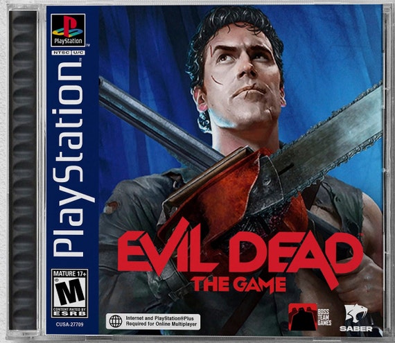 Evil Dead: the Game PS4 Custom PS1 Inspired Case 