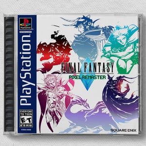 Final Fantasy Pixel Remaster (PS4) Custom PS1 Inspired Case