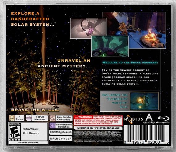 Outer Wilds: Archaeologist Edition PS4 Custom PS1 Inspired 