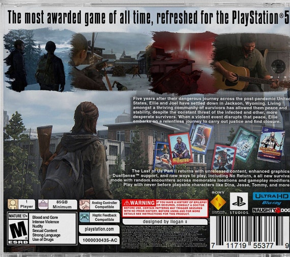 The Last of Us Part II Remastered (PS5) Custom PS1 Inspired