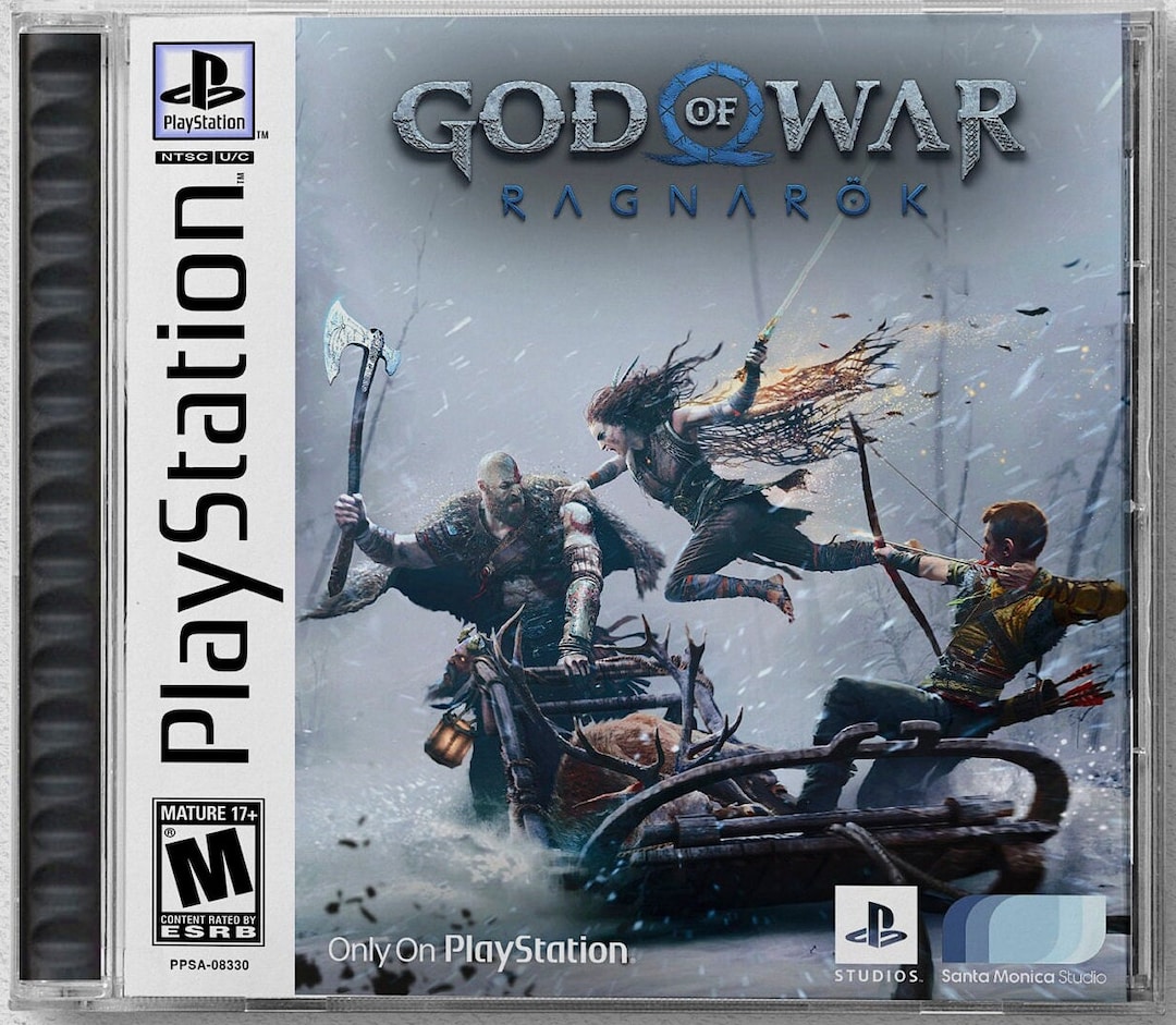 CUSTM REPLACEMENT CASE NO DISC God of War Ragnarok NO DISC PS4 PS5