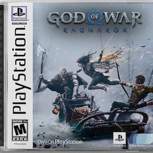God Of War: Ragnarok (PS5) Custom PS1 Inspired Case