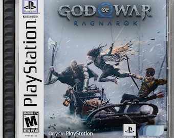 God Of War: Ragnarok (PS5) Custom PS1 Inspired Case