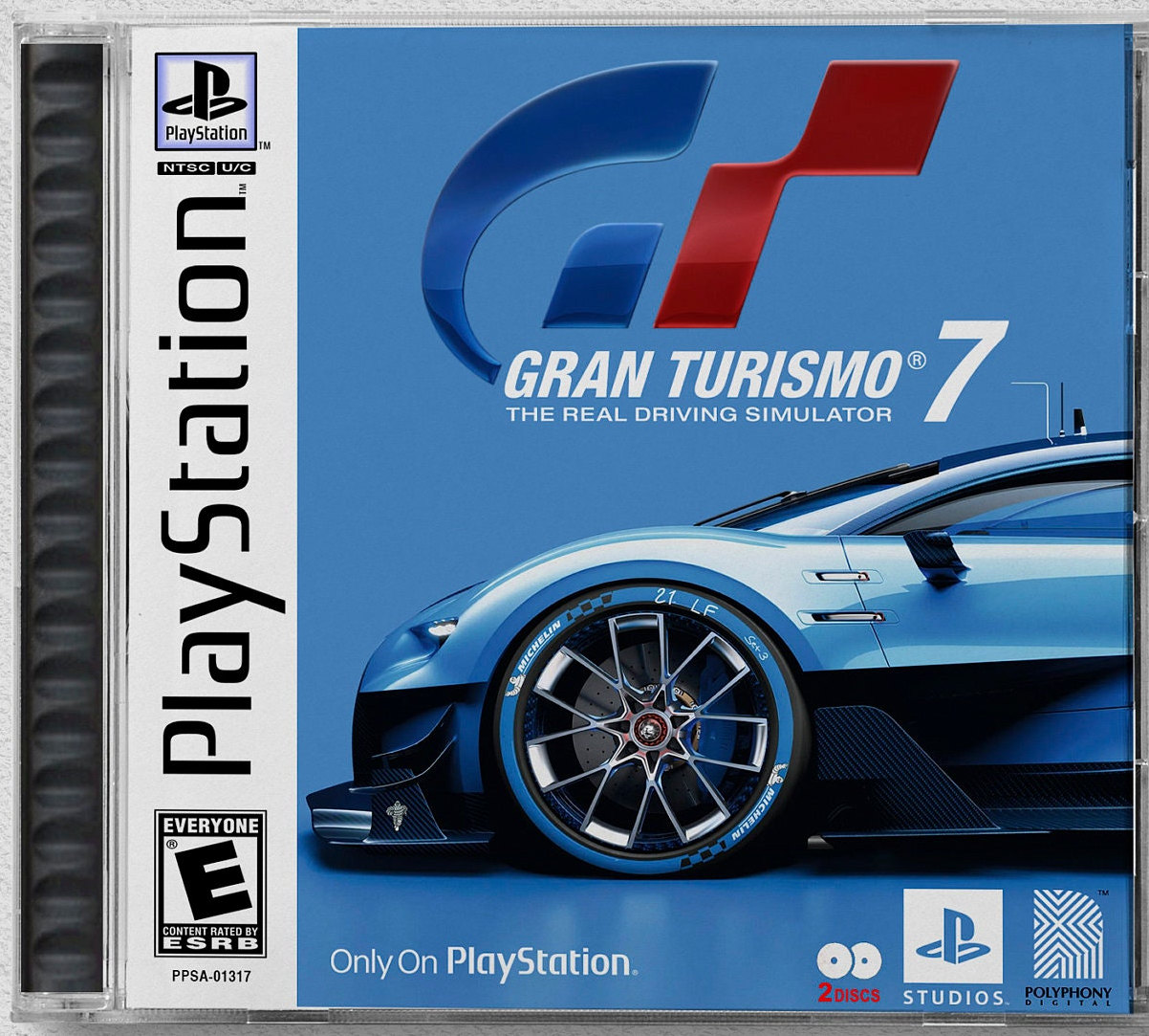 Custodia personalizzata ispirata a PS1 per Gran Turismo 7 PS5 -  Italia