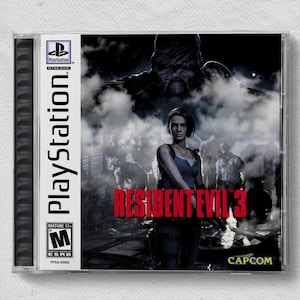 Resident Evil 3 Remake (PS5) Custom PS1 Inspired Case
