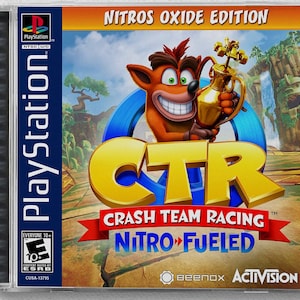 Crash Team Racing: Nitro Fueled (PS4) Custom PS1 Inspired Case
