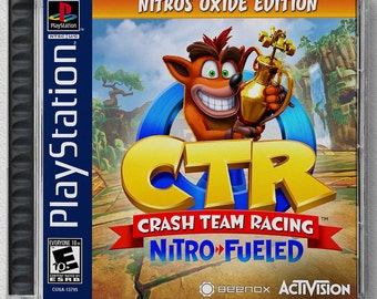 Crash Team Racing: Nitro Fueled (PS4) Custom PS1 Inspired Case