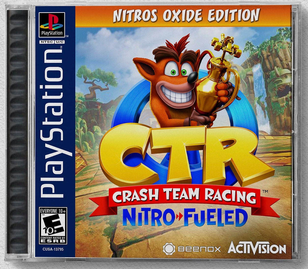 Crash Team Racing: Nitro Fueled PS4 Custom PS1 Inspired Case - Etsy