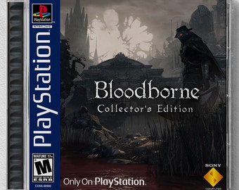Bloodborne (PS4) Custom PS1 Inspired Case