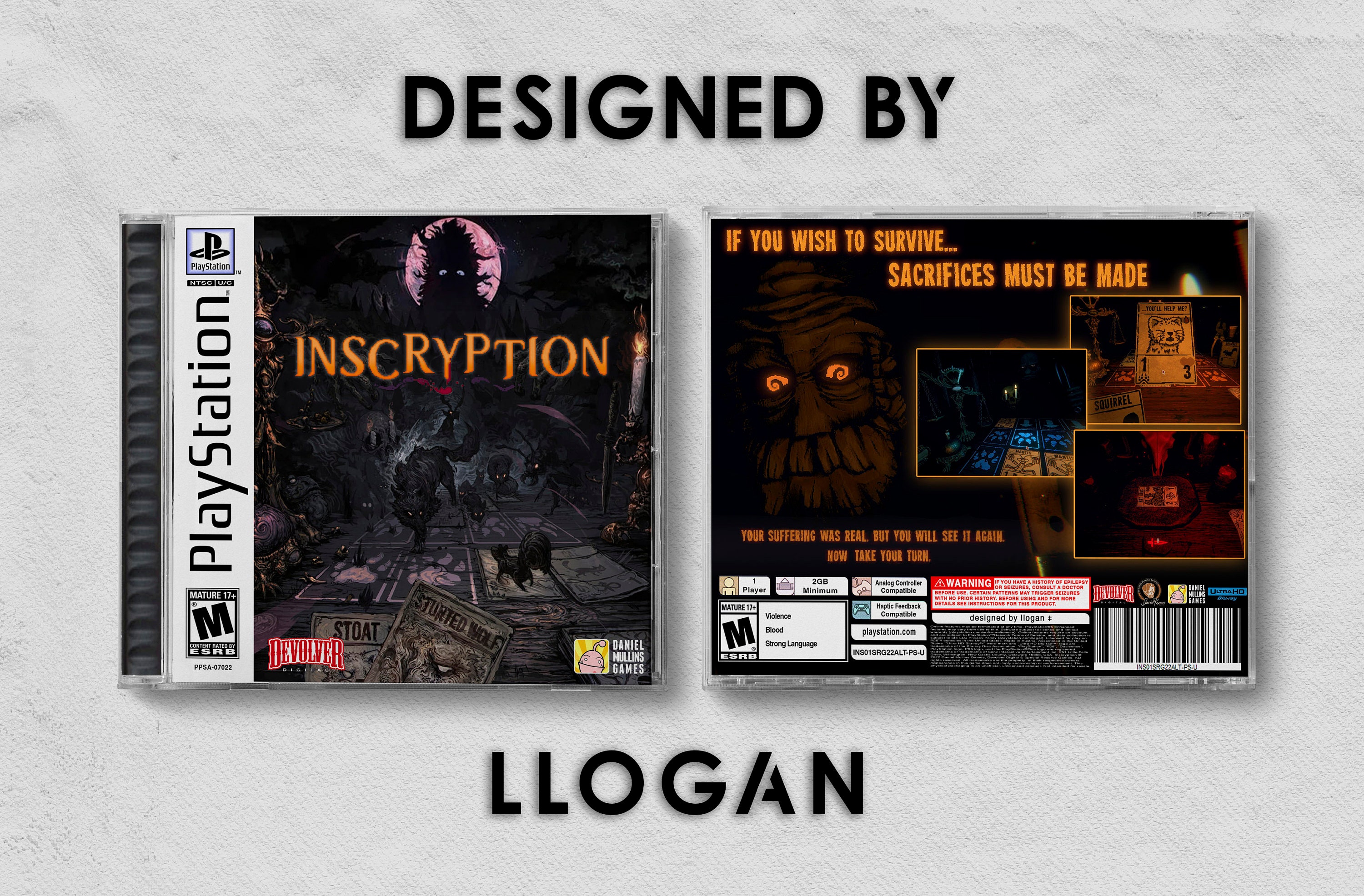 Inscryption (PS5) Custom PS1 Inspired Case - Etsy