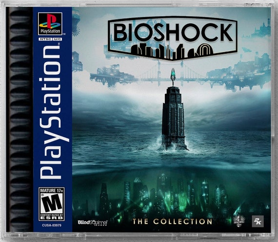 Bioshock: the Collection PS4 Custom PS1 Inspired Case 